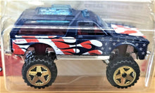 Load image into Gallery viewer, Hot Wheels 2020 Chevy Blazer 4x4 Blue Stars &amp; Stripes 5/10 New Long Card
