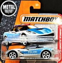 Load image into Gallery viewer, Matchbox 2017 &#39;15 Corvette Stingray Pearl Silver #64 MBX Heroic Rescue New
