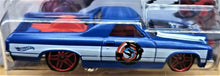 Load image into Gallery viewer, Hot Wheels 2020 &#39;71 El Camino Blue Spider-Man Maximum Venom 3/5 New Long Card
