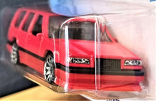 Load image into Gallery viewer, Hot Wheels 2021 Volvo 850 Estate Red #43 Factory Fresh 2/10 New Long Card
