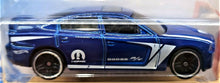 Load image into Gallery viewer, Hot Wheels 2019 &#39;11 Dodge Charger R/T Blue #158 Muscle Mania 10/10 New Long Card

