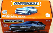 Load image into Gallery viewer, Matchbox 2021 2018 Dodge Charger Grey MBX Highway #55/100 New Sealed Box
