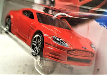 Load image into Gallery viewer, Hot Wheels 2016 Aston Martin DBS Red #106 THEN and NOW 6/10 New
