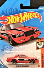 Load image into Gallery viewer, Hot Wheels 2021 &#39;87 Buick Regal GNX Red #218 Muscle Mania 4/10 New Long Card
