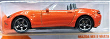 Load image into Gallery viewer, Matchbox 2020 Mazda RX-5 Miata Orange #35 MBX City New Long Card
