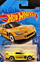 Load image into Gallery viewer, Hot Wheels 2020 Honda S2000 Yellow #153 Honda 4/5 New Long Card
