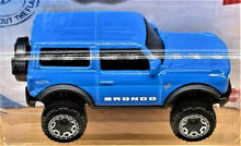 Load image into Gallery viewer, Hot Wheels 2021 Ford Bronco Sky Blue #100 Then &amp; Now 3/10 New Long Card
