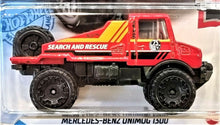 Load image into Gallery viewer, Hot Wheels 2021 Mercedes-Benz Unimog 1300 Red #188 HW Rescue 1/10 New Long Card
