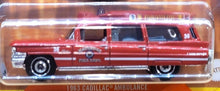 Load image into Gallery viewer, Matchbox 2021 1963 Cadillac Ambulance Red Cadillac Series 4/12 New Long Card
