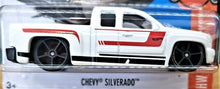 Load image into Gallery viewer, Hot Wheels 2017 Chevy Silverado White #60 HW Hot Trucks 10/10 New
