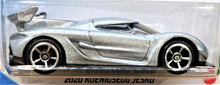 Load image into Gallery viewer, Hot Wheels 2020 Koenigsegg Jesko Grey #228 HW Exotics 3/10 New Long Card
