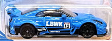 Load image into Gallery viewer, Hot Wheels 2021 LB-Silhouette Works GT Nissan 35GT-RR Ver2 Blu #204 HW J-Imports
