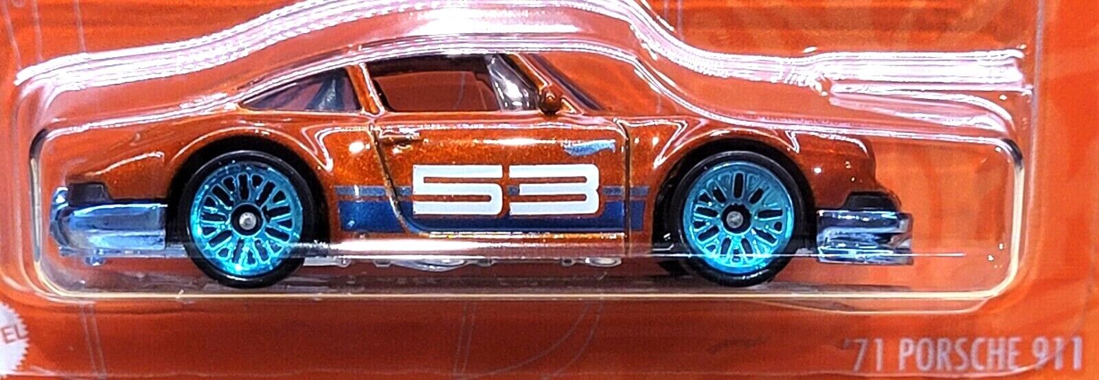 Hot Wheels 2021 '71 Porsche 911 Orange and Blue Series 4/6