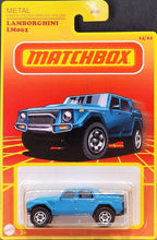 Load image into Gallery viewer, Matchbox 2021 Lamborghini LM002 Sky Blue Retro Series 14/24 New
