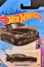 Load image into Gallery viewer, Hot Wheels 2021 Jaguar XE SV Project 8 Black #85 HW Torque 1/5 New Long Card
