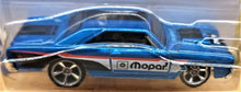 Load image into Gallery viewer, Hot Wheels 2020 &#39;68 Dodge Dart Blue #70 HW Speed Graphics 5/10 New Long Card
