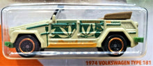 Load image into Gallery viewer, Matchbox 2020 &#39;74 Volkswagen Type 181 Tan #67 MBX Jungle New Long Card
