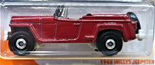 Load image into Gallery viewer, Matchbox 2020 1948 Willys Jeepster Red #38 MBX City New Long Card
