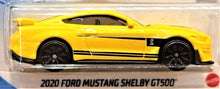 Load image into Gallery viewer, Hot Wheels 2021 2020 Ford Mustang Shelby GT500 Yellow #143 HW Torque 4/5 New
