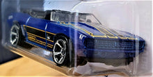 Load image into Gallery viewer, Hot Wheels 2020 &#39;69 Camaro Blue #190 HW Roadsters 3/5 New Long Card
