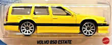 Load image into Gallery viewer, Hot Wheels 2021 Volvo 850 Estate Yellow #43 Factory Fresh 2/10 New Long Card
