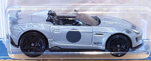 Load image into Gallery viewer, Hot Wheels 2021 15 Jaguar F-Type Project 7 Silver Hot Wheels Convertibles 10/10
