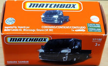 Load image into Gallery viewer, Matchbox 2021 Subaru Sambar Black MBX Metro #57/100 New Sealed Box
