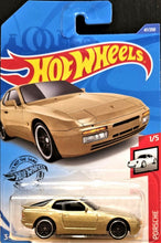 Load image into Gallery viewer, Hot Wheels 2020 &#39;89 Porsche 944 Turbo Gold #47 Porsche 1/5 New Long Card
