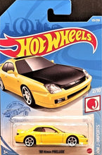 Load image into Gallery viewer, Hot Wheels 2021 &#39;98 Honda Prelude Yellow #125 HW J-Imports 2/10 New Long Card
