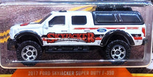 Load image into Gallery viewer, Matchbox 2021 &#39;17 Ford Skyjacker Super Duty F-350 White Truck Series #11/12 New
