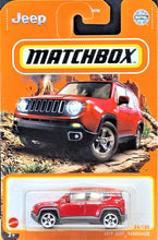 Load image into Gallery viewer, Matchbox 2021 2019 Jeep Renegade Red #26/100 MBX Off-Road New Long Card
