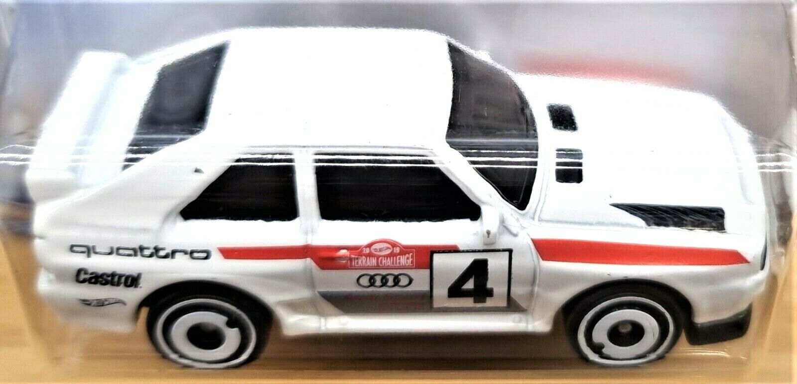 Hot Wheels 2019 '84 Audi Sport Quattro White #43 Baja Blazers 7/10