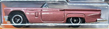 Load image into Gallery viewer, Matchbox 2020 &#39;57 Ford Thunderbird Rose Red #14 MBX City New - Rare
