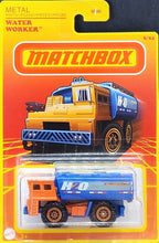 Load image into Gallery viewer, Matchbox 2021 Water Worker Orange/Blue Retro Series 6/24 New
