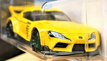Load image into Gallery viewer, Hot Wheels 2021 &#39;20 Toyota GR Supra Yellow #178 HW Speed Graphics 5/10 New
