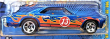 Load image into Gallery viewer, Hot Wheels 2013 &#39;67 Chevelle SS 396 Blue Sunburnerz 4/5 New Long Card Rare Find
