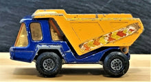Load image into Gallery viewer, Matchbox 1976 Atlas Dump Truck Blue/Orange #23 Superfast
