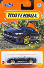 Load image into Gallery viewer, Matchbox 2021 2018 Ford Mustang Convertible Black MBX Highway #87/100 New
