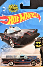 Load image into Gallery viewer, Hot Wheels 2019 TV Series Batmobile Dark Blue #118 Batman 3/5 New Long Card
