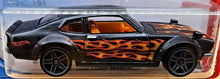 Load image into Gallery viewer, Hot Wheels 2020 Custom Ford Maverick Matt Black #142 HW Flames 9/10 New
