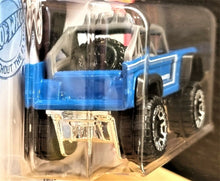 Load image into Gallery viewer, Hot Wheels 2021 Custom Ford Bronco Blue #163 Then &amp; Now 6/10 New Long Card
