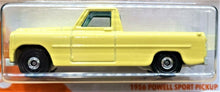 Load image into Gallery viewer, Matchbox 2020 1956 Powell Sport Pickup Light Yellow #90 MBX Countryside New
