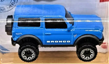 Load image into Gallery viewer, Hot Wheels 2021 Ford Bronco Sky Blue #100 Then &amp; Now 3/10 New Long Card
