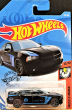 Load image into Gallery viewer, Hot Wheels 2019 &#39;11 Dodge Charger R/T Black #158 Muscle Mania 10/10 New
