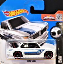 Load image into Gallery viewer, Hot Wheels 2016 BMW 2002 White #186 BMW Series 1/5 New
