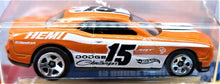 Load image into Gallery viewer, Hot Wheels 2018 &#39;15 Dodge Challenger SRT Orange 50th Anniversary Throwback 10/10
