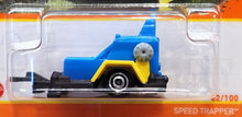 Load image into Gallery viewer, Matchbox 2021 Speed Trapper Trailer Blue &amp; Yellow MBX Highway #62/100 New
