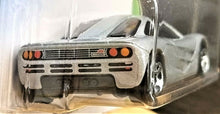 Load image into Gallery viewer, Hot Wheels 2021 McLaren F1 Silver #235 HW Exotics 8/10 New Long Card
