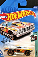 Load image into Gallery viewer, Hot Wheels 2020 &#39;69 Chevelle Chrome #15 Tooned 4/10 New Long Card
