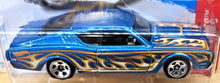 Load image into Gallery viewer, HOT WHEELS 2016 &#39;69 MERCURY CYCLONE BLUE #100 HW FLAMES 10/10 NEW
